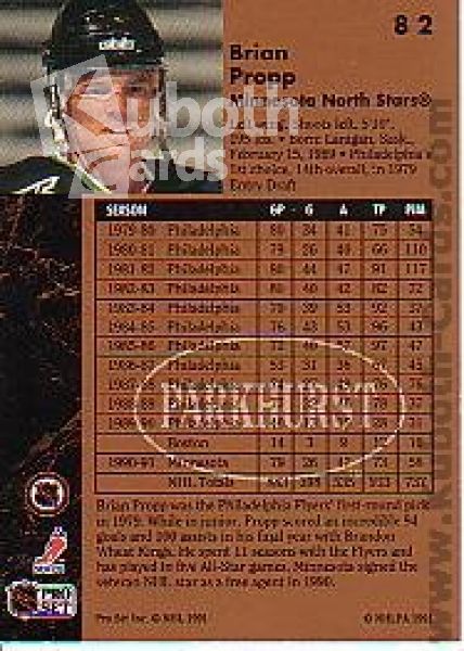 NHL 1991-92 Parkhurst - No 82 - Brian Propp