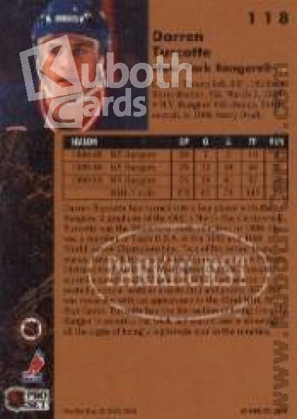 NHL 1991-92 Parkhurst - No 118 - Darren Turcotte