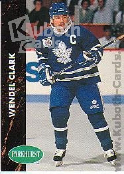 NHL 1991-92 Parkhurst - No 170 - Wendel Clark