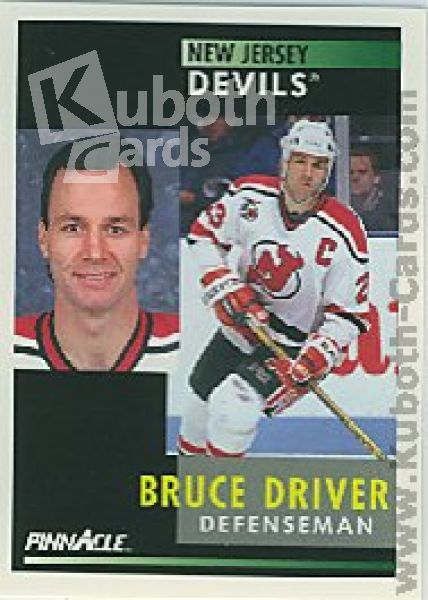 NHL 1991-92 Pinnacle - No 63 - Bruce Driver