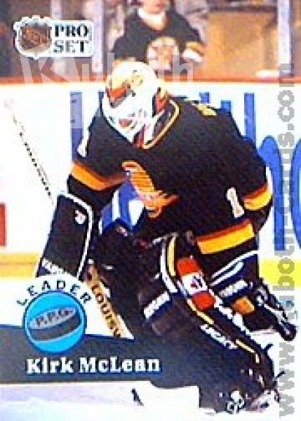 NHL 1991-92 ProSet - No 603 - Kirk McLean