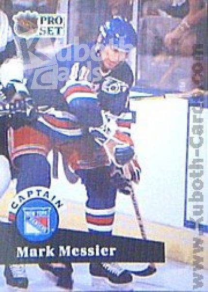 NHL 1991-92 ProSet - No 579 - Mark Messier