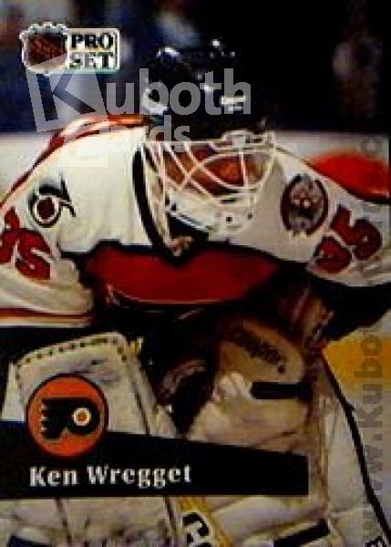 NHL 1991-92 ProSet - No 450 - Ken Wregget