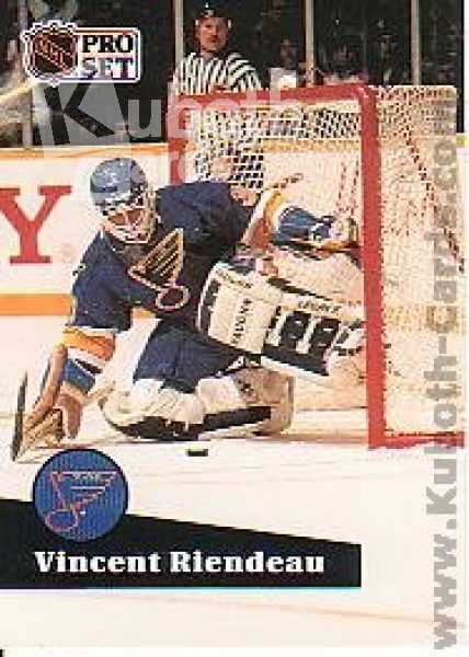 NHL 1991-92 ProSet - No 213 - Vincent Riendeau