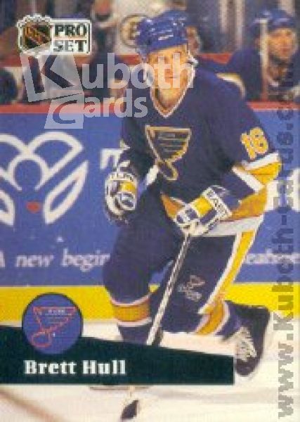 NHL 1991-92 ProSet - No 215 - Brett Hull