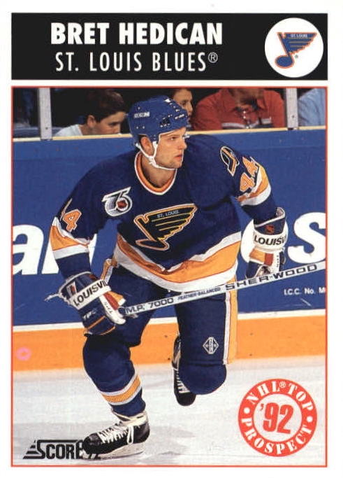 NHL 1992 / 93 Score - No 471 - Bret Hedican