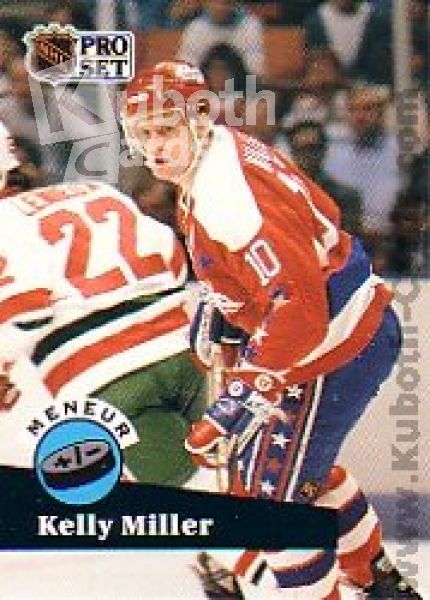 NHL 1991-92 ProSet French - No 611 - Kelly Miller