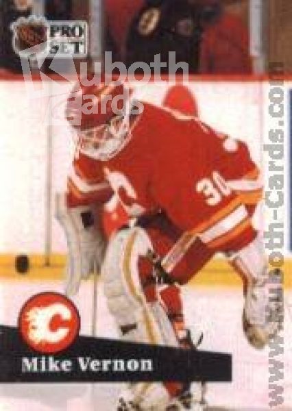 NHL 1991-92 ProSet French - No 35 - Mike Vernon