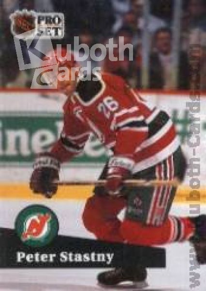 NHL 1991-92 ProSet French - No 143 - Peter Statsny