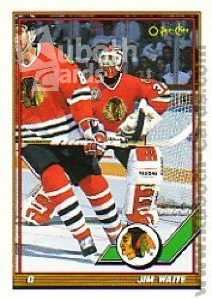 NHL 1991-92 O-Pee-Chee - No 127 - Jim Waite