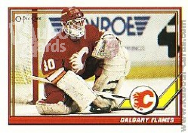 NHL 1991-92 O-Pee-Chee - No 247 - Team Calgary Flames