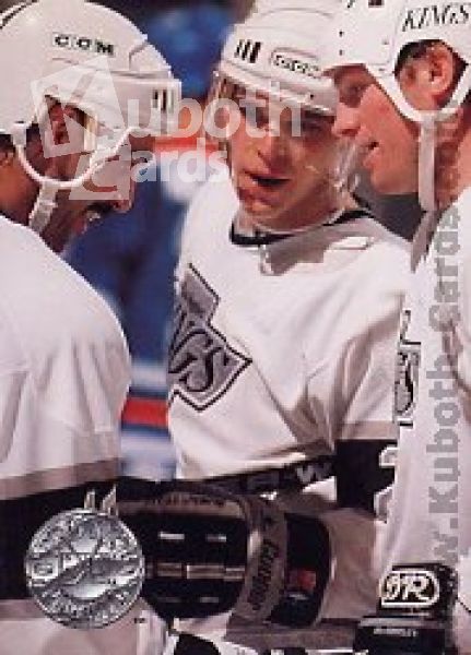 NHL 1991-92 ProSet Platinum - No 142 - Los Angeles Kings