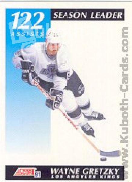 NHL 1991-92 Score American - No 405 - Wayne Gretzky