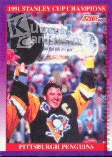 NHL 1991-92 Score American - No 425 - Pittsburgh Penguins