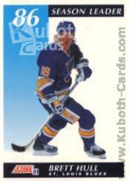 NHL 1991-92 Score American - No 404 - Brett Hull