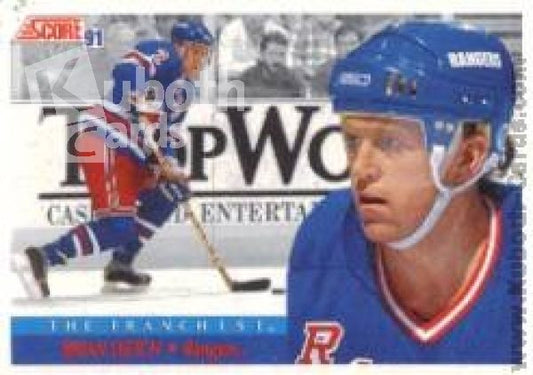 NHL 1991-92 Score American - No 333 - Brian Leetch