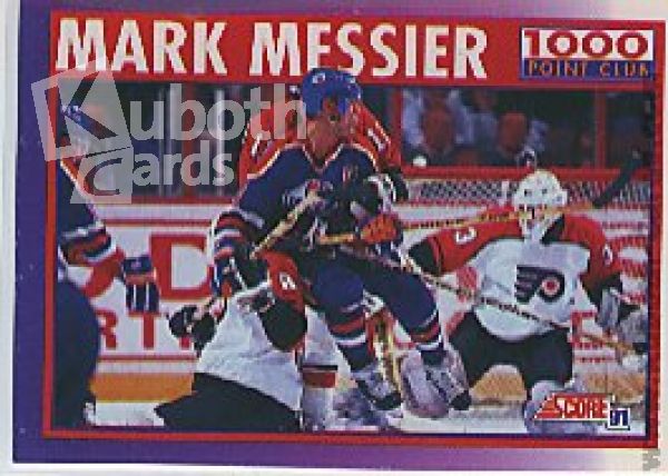 NHL 1991-92 Score American - No 373 - Mark Messier