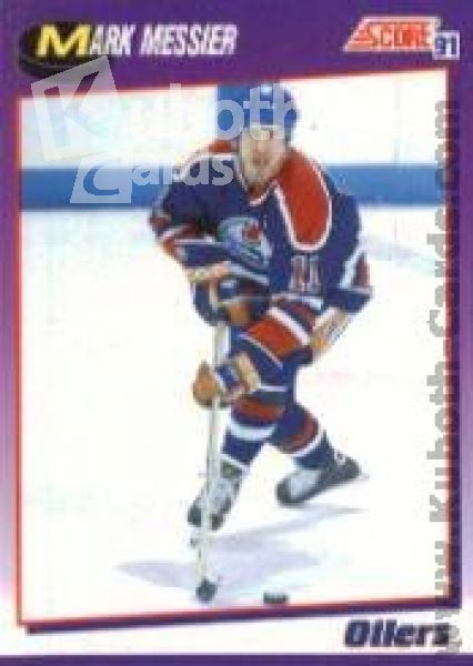 NHL 1991-92 Score American - No 285 - Mark Messier