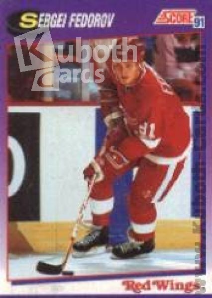 NHL 1991-92 Score American - No 250 - Sergei Fedorov