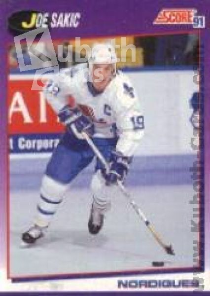 NHL 1991-92 Score American - No 25 - Joe Sakic