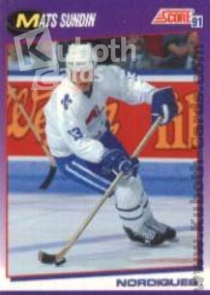 NHL 1991-92 Score American - No 130 - Mats Sundin