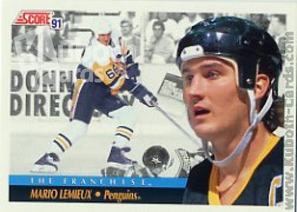 NHL 1991-92 Score Canadian bilingual - No 365 - Mario Lemieux