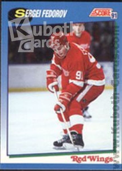 NHL 1991-92 Score Canadian bilingual - No 470 - Sergei Fedorov