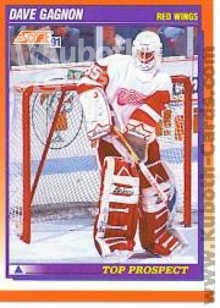 NHL 1991-92 Score Canadian bilingual - No 277 - Dave Gagnon