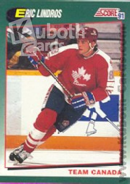 NHL 1991-92 Score Rookie & Traded - No 88T - Eric Lindros