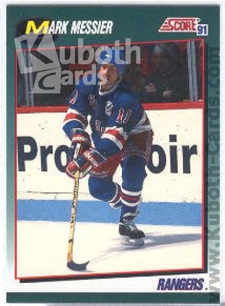 NHL 1991-92 Score Rookie &amp; Traded - No 85T - Mark Messier