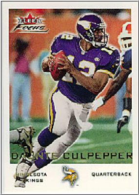 NFL 2000 Fleer Focus - No 196 - Daunte Culpepper