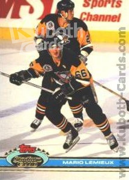 NHL 1991-92 Stadium Club - No 174 - Mario Lemieux