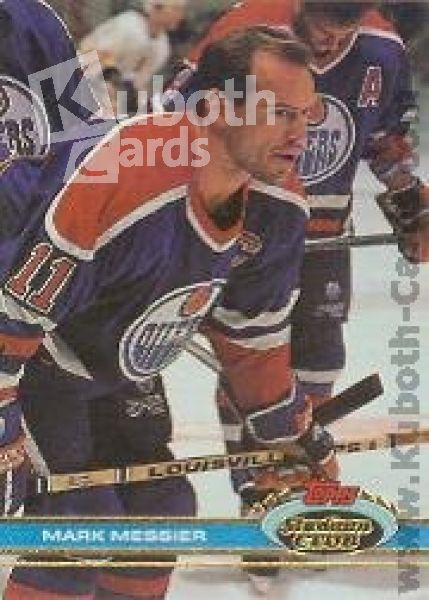 NHL 1991-92 Stadium Club - No 111 - Mark Messier