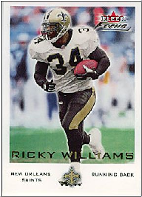 NFL 2000 Fleer Focus - No 37 - Ricky Williams