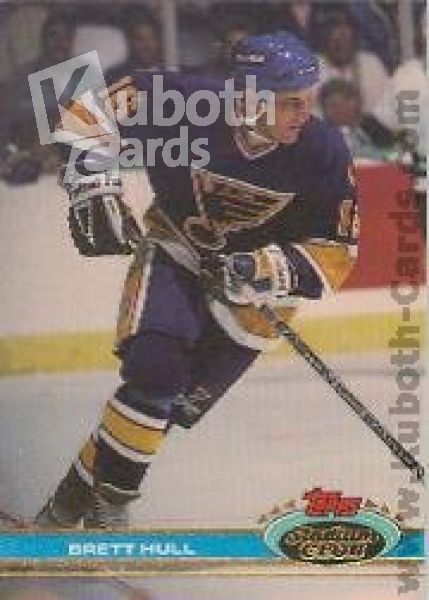 NHL 1991-92 Stadium Club - No 67 - Brett Hull