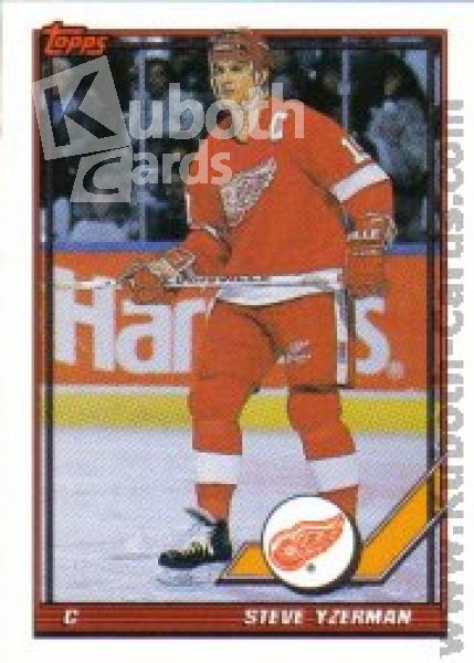 NHL 1991-92 Topps - No 424 - Steve Yzerman