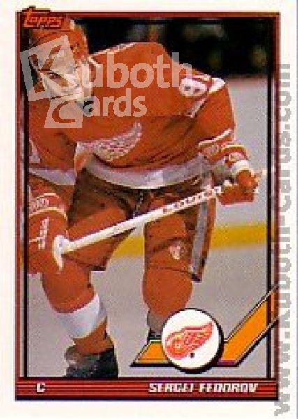 NHL 1991-92 Topps - No 401 - Sergei Fedorov