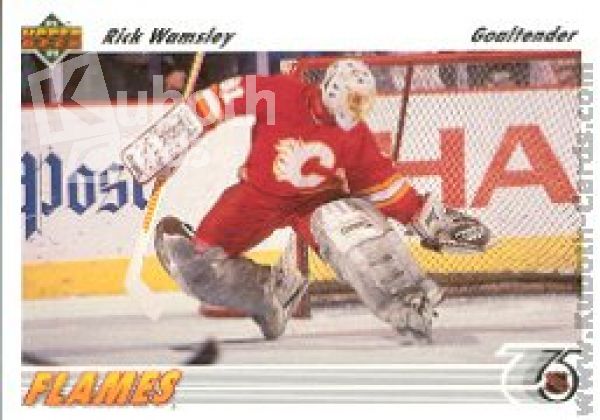 NHL 1991-92 Upper Deck - No 130 - Rick Wamsley