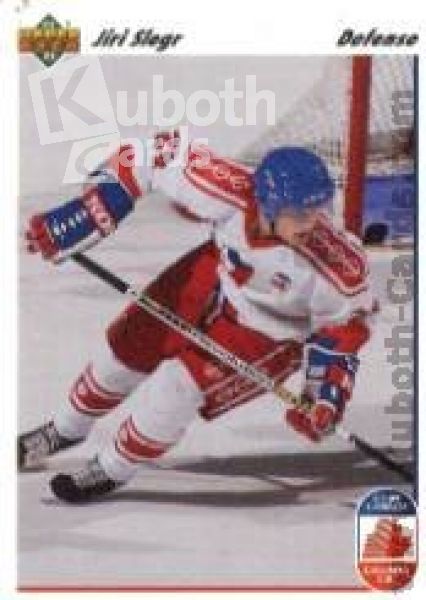 NHL 1991-92 Upper Deck - No 18 - Jiri Slegr