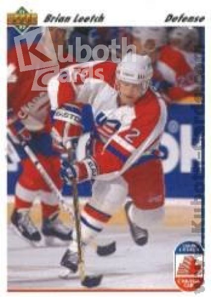 NHL 1991-92 Upper Deck - No 35 - Brian Leetch