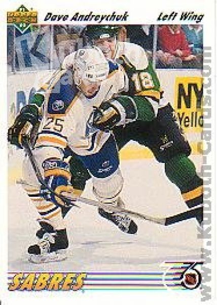 NHL 1991-92 Upper Deck - No 124 - Dave Andreychuk