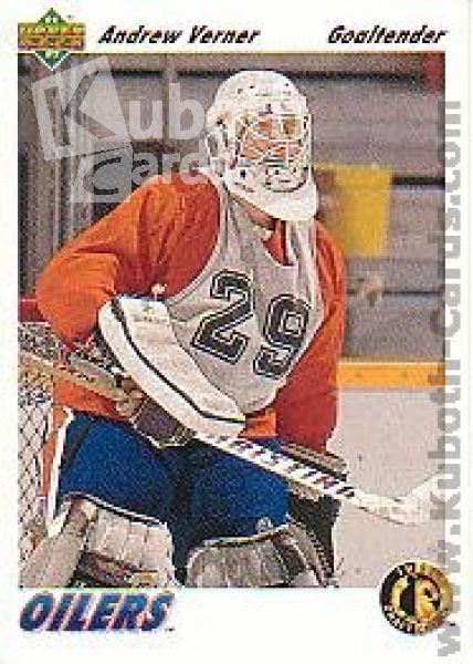 NHL 1991-92 Upper Deck - No. 74 - Andrew Verner