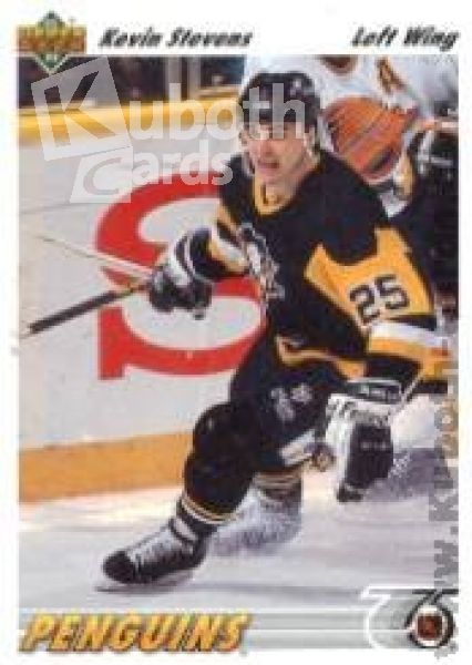 NHL 1991-92 Upper Deck - No. 154 - Kevin Stevens