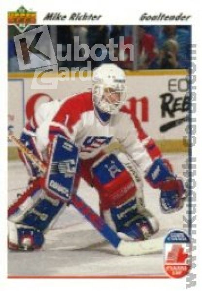 NHL 1991-92 Upper Deck - No 34 - Mike Richter