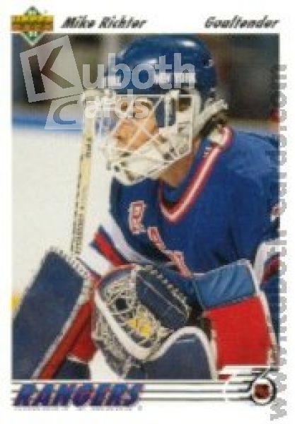 NHL 1991-92 Upper Deck - No 175 - Mike Richter