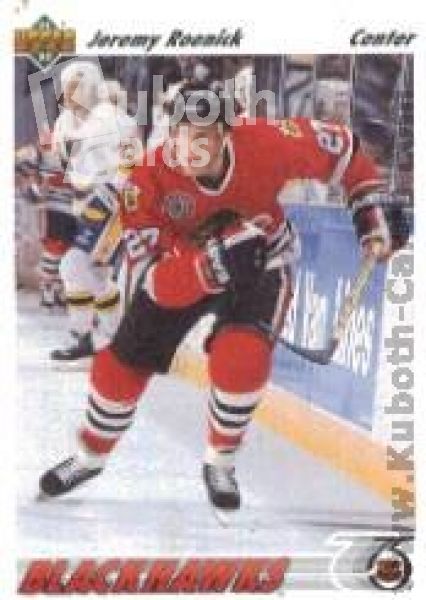 NHL 1991-92 Upper Deck - No 166 - Jeremy Roenick