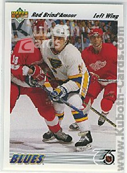 NHL 1991-92 Upper Deck - No 189 - Rod Brind'Amour