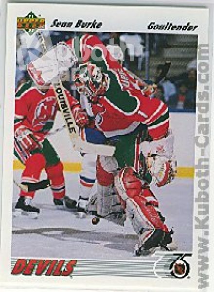 NHL 1991-92 Upper Deck - No 183 - Sean Burke