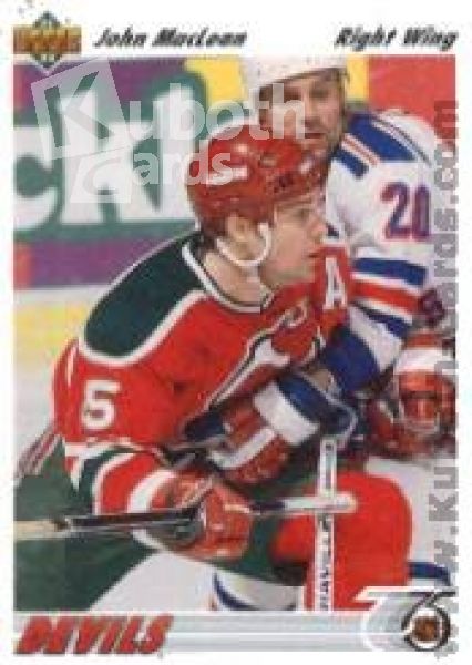 NHL 1991-92 Upper Deck - No 169 - John MacLean