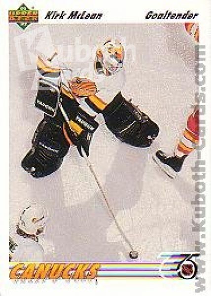 NHL 1991-92 Upper Deck - No 191 - Kirk McLean